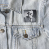 Charles Goodnight (foto op foto) Vierkante Button 5,1 Cm (In situ)