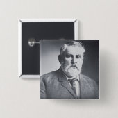 Charles Goodnight (foto op foto) Vierkante Button 5,1 Cm (Voorkant /achterkant)