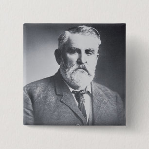 Charles Goodnight (foto op foto) Vierkante Button 5,1 Cm