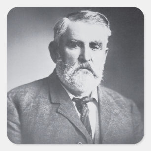 Charles Goodnight (foto op foto) Vierkante Sticker