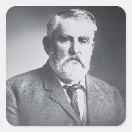 Charles Goodnight (foto op foto) Vierkante Sticker (Voorkant)
