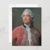 Charles Gravier Count of Vergennes, 1771-74 Briefkaart (Voorkant / Achterkant)