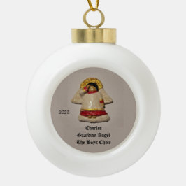 CHARLES GUARDIAN ANGEL 2025 KERAMISCHE BAL ORNAMENT