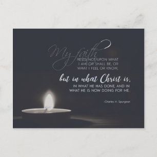 Charles H. Spurgeon - alleen in Christus Briefkaart