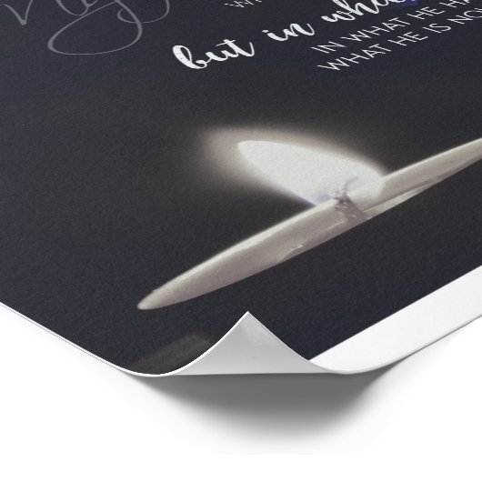 Charles H. Spurgeon - alleen in Christus Poster (Hoek)