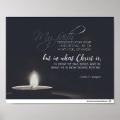 Charles H. Spurgeon - alleen in Christus Poster (Voorkant)