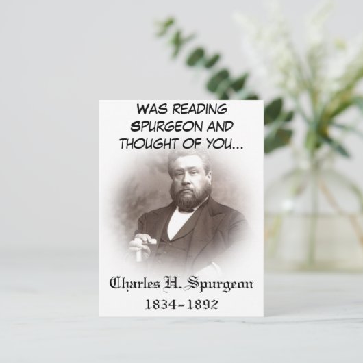 Charles Haddon Spurgeon Postcard Briefkaart (Staand voorkant)