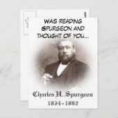 Charles Haddon Spurgeon Postcard Briefkaart (Voorkant / Achterkant)