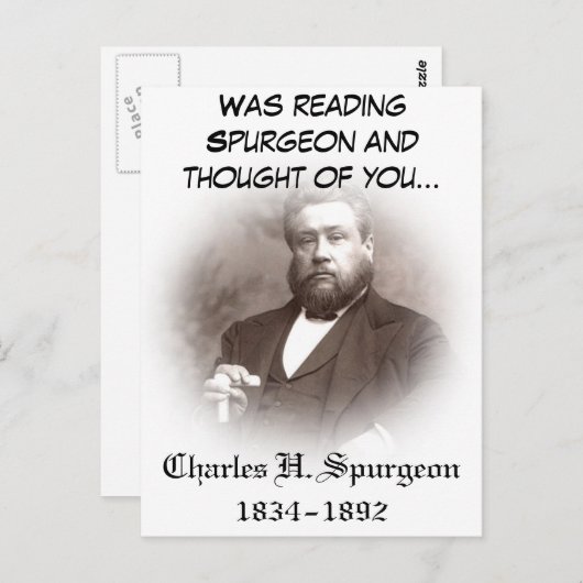 Charles Haddon Spurgeon Postcard Briefkaart (Voorkant / Achterkant)