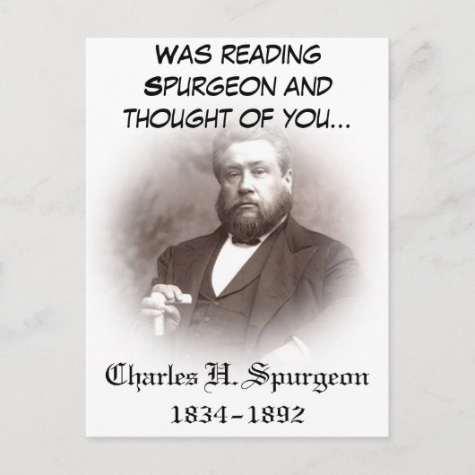 Charles Haddon Spurgeon Postcard Briefkaart (Voorkant)