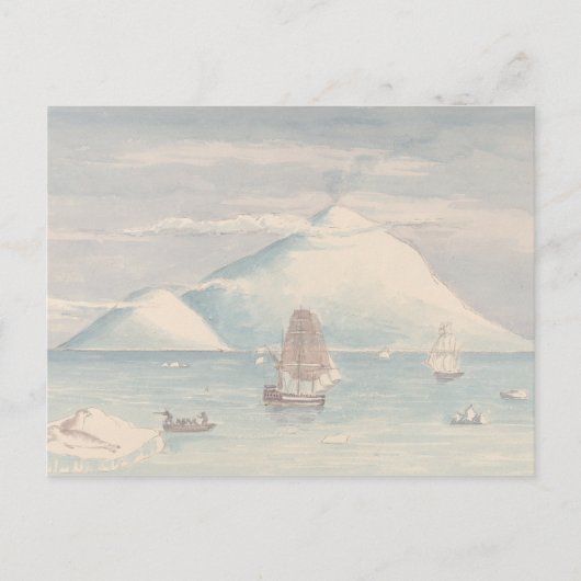 Charles Hamilton Smith - Beaufort Island and Mount Briefkaart (Voorkant)