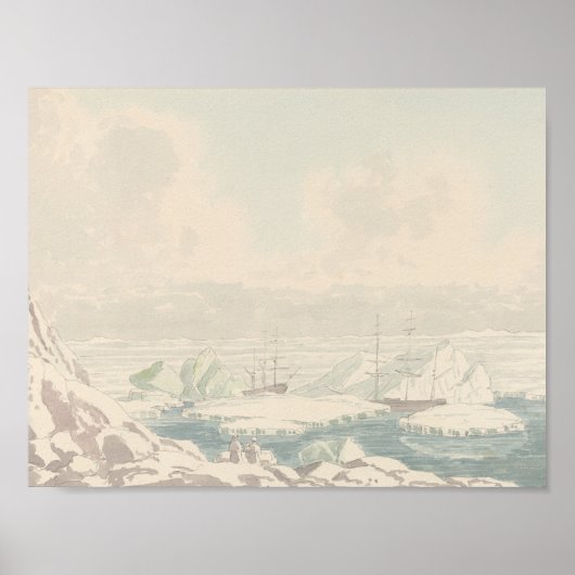 Charles Hamilton Smith - Hecla en Griper Poster (Voorkant)