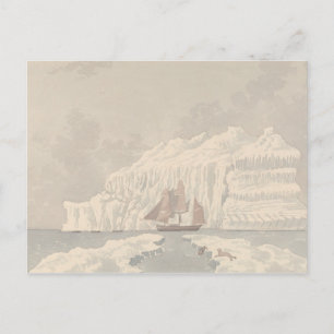 Charles Hamilton Smith. - Iceberg in de baai van B Briefkaart
