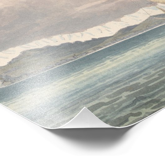 Charles Hamilton Smith - Icy Bay en Mount Foto Afdruk (Hoek)