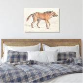Charles Hamilton Smith - Maned Wolf Canvas Afdruk (Insitu (Slaapkamer))