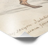 Charles Hamilton Smith - Maned Wolf Foto Afdruk (Hoek)