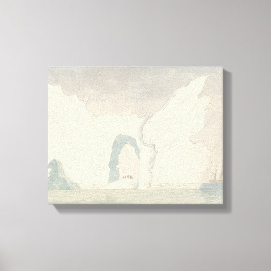 Charles Hamilton Smith - Remarkable Iceberg Canvas Afdruk (Voorkant)