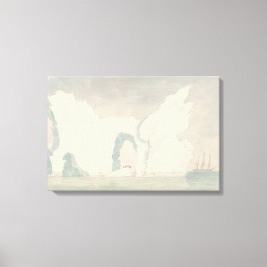 Charles Hamilton Smith - Remarkable Iceberg Canvas Afdruk (Voorkant)