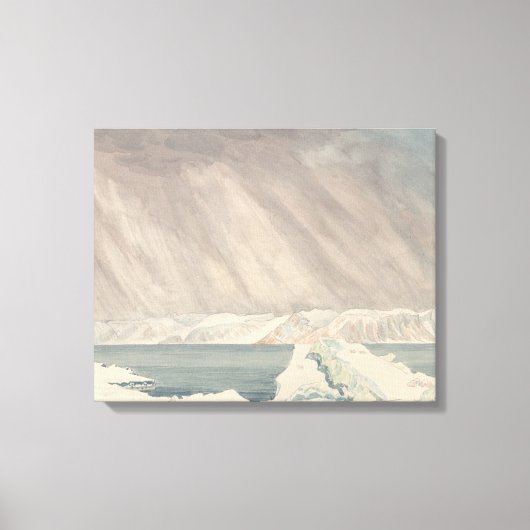 Charles Hamilton Smith - Spitzbergen, Bearing Canvas Afdruk (Voorkant)