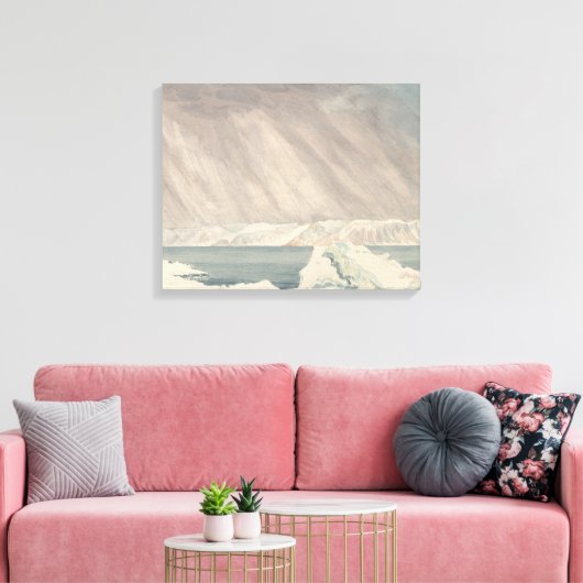 Charles Hamilton Smith - Spitzbergen, Bearing Canvas Afdruk (Insitu (Woonkamer))