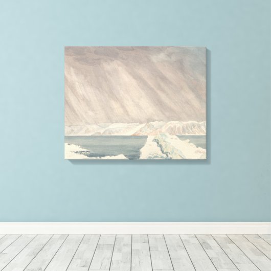 Charles Hamilton Smith - Spitzbergen, Bearing Canvas Afdruk (Insitu (Houten vloer))