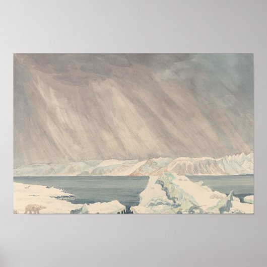 Charles Hamilton Smith - Spitzbergen, Bearing Poster (Voorkant)