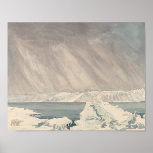 Charles Hamilton Smith - Spitzbergen, Bearing Poster (Voorkant)