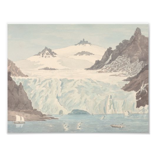 Charles Hamilton Smith - Uitzicht van een Iceberg Foto Afdruk (Voorkant)
