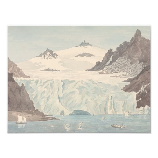 Charles Hamilton Smith - Uitzicht van een Iceberg Foto Afdruk (Voorkant)