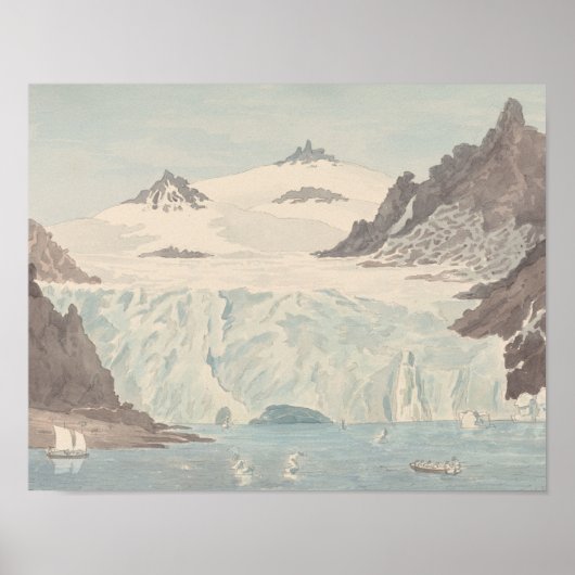 Charles Hamilton Smith - Uitzicht van een Iceberg Poster (Voorkant)