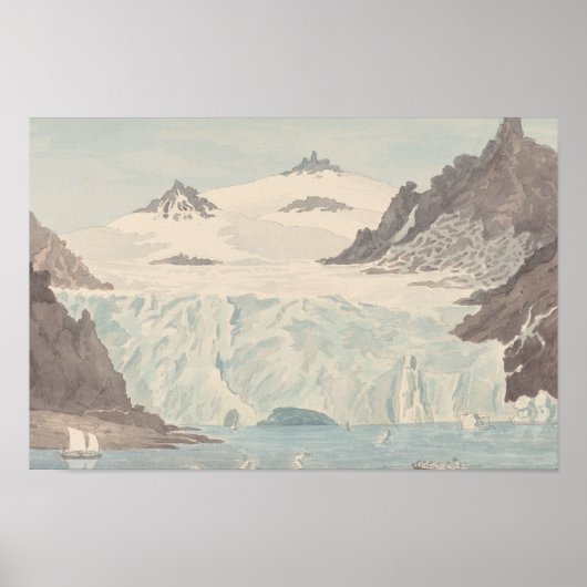 Charles Hamilton Smith - Uitzicht van een Iceberg Poster (Voorkant)