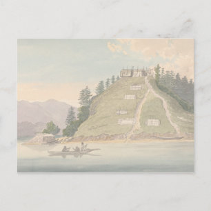 Charles Hamilton Smith - Village of Friendly India Briefkaart