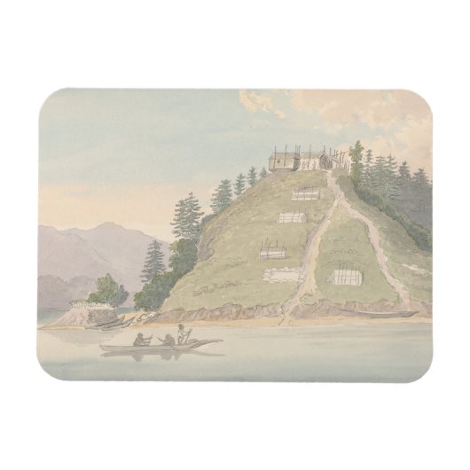Charles Hamilton Smith - Village of Friendly India Magneet (Horizontaal)