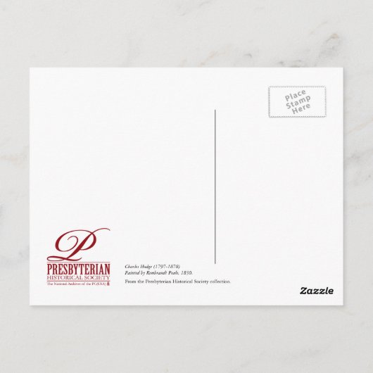 Charles Hodge Briefkaart (Achterkant)