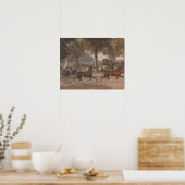 Charles Hunt - Buitengewone draaimatch Poster (Keuken)