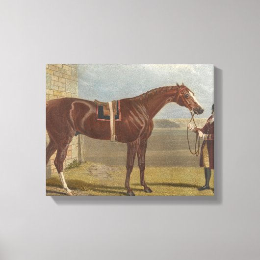Charles Hunt - Eclipse - Hij werd gefokt in 1764 Canvas Afdruk (Voorkant)