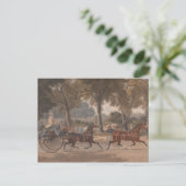 Charles Hunt - Extraordinary Trotting Match Briefkaart (Staand voorkant)