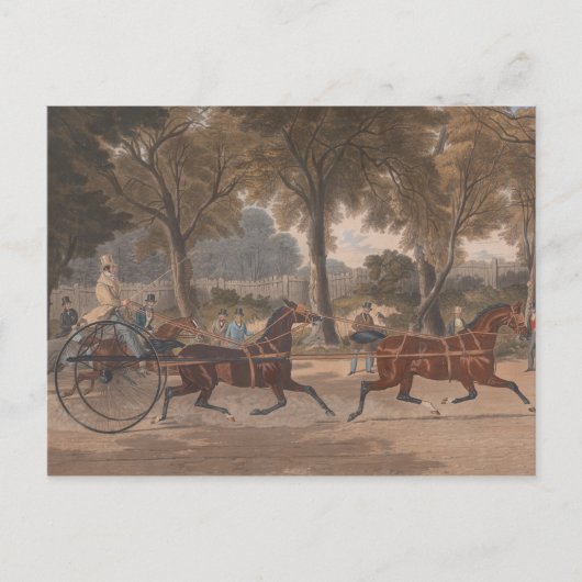Charles Hunt - Extraordinary Trotting Match Briefkaart (Voorkant)