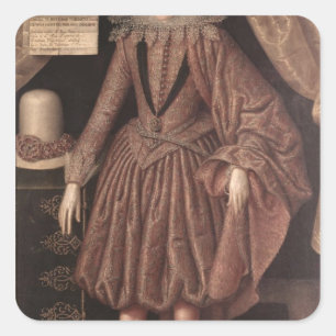 Charles I as Prince of Wales, c.1612-13 Vierkante Sticker