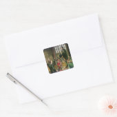 Charles I in het Lagerhuis Vierkante Sticker (Envelop)