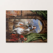 Charles I op Horseback van Van Dyck Legpuzzel (Horizontaal)