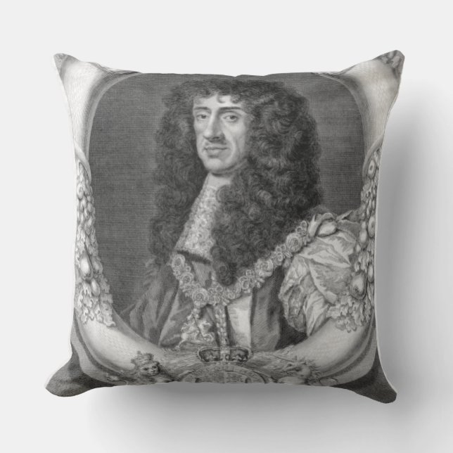 Charles II (1630-85) King of Great Britain and Ire Kussen (Voorkant)