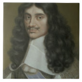 Charles II (1630-85) Tegeltje (Voorkant)