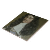 Charles II (1630-85) Tegeltje (Zijkant)
