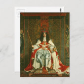 CHARLES II CORONATION ROBES BRIEFKAART (Voorkant / Achterkant)