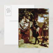 Charles II en Nell Gwynne Briefkaart (Voorkant / Achterkant)