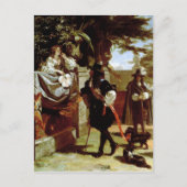 Charles II en Nell Gwynne Briefkaart (Voorkant)