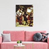 Charles II en Nell Gwynne Canvas Afdruk (Insitu (Woonkamer))