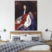 Charles II van Groot-Brittannië en Ierland Canvas Afdruk (Insitu (Slaapkamer))