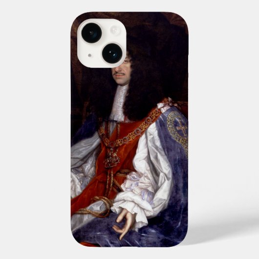 Charles II van Groot-Brittannië en Ierland Case-Mate iPhone Case (Achterkant)